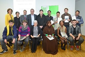 Die Absolventen des Pflichtschulabschlusskurses Die Absolventen des Pflichtschulabschlusskurses